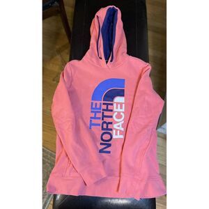 The North Face Women's Hoodie Sz M Pink Pullover‎